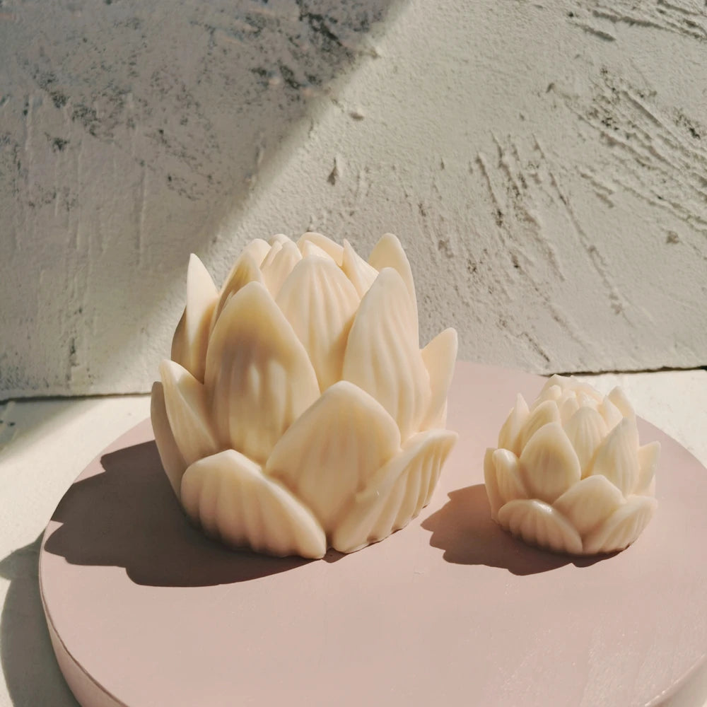 Molde Flor de Lotus em Silicone