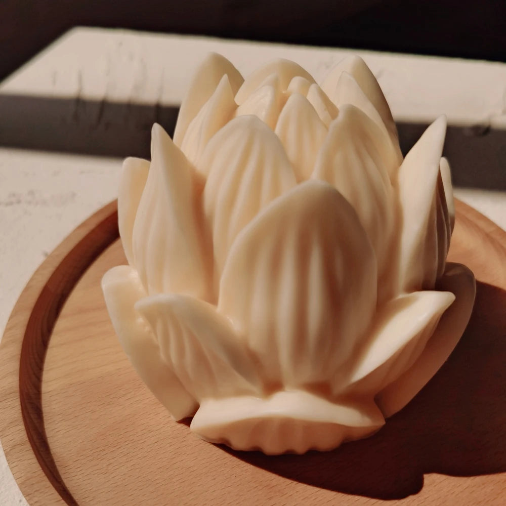 Molde Flor de Lotus em Silicone