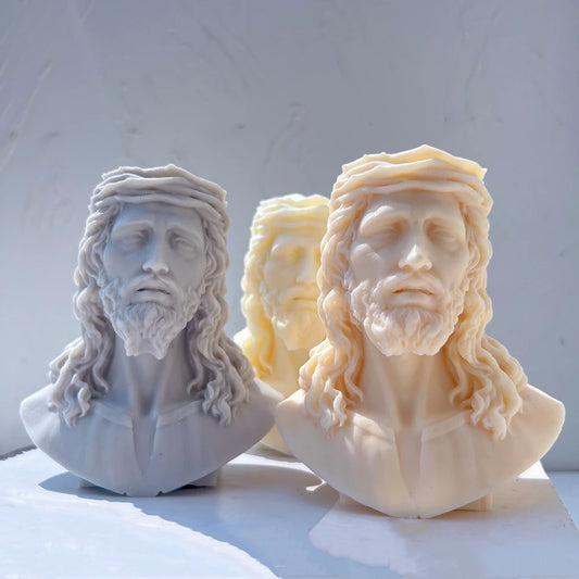 Molde Busto Jesus Cristo em Silicone