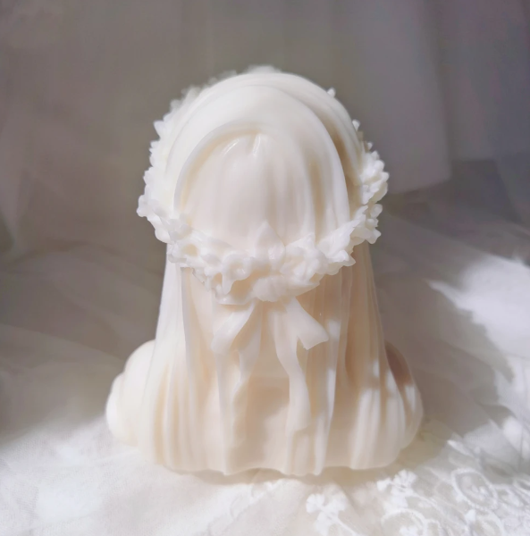 Molde de Vela Veiled Lady em Silicone