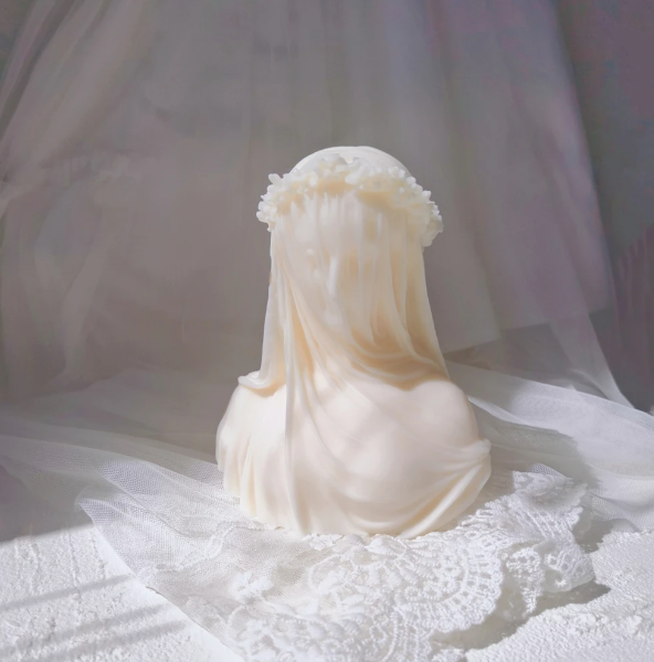 Molde de Vela Veiled Lady em Silicone