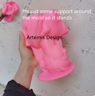 Molde de Vela Artemis Design em Silicone